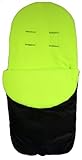 Cuddles Collection Showerproof Fleece Lined Footmuff (Lime) by Cuddles Collection