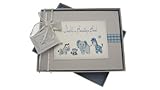 White Cotton Cards Daddy's Boasting Book Photo Album Toys Range (Blue Gingham) by WHITE COTTON CARDS
