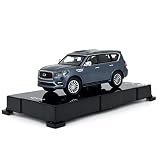 Paudi Model 1/64 ミニカー Infiniti 2020 QX80 コレクション 完成品 青