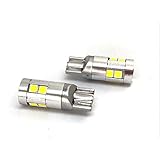 12V 24V LED T10 ウエッジ球 2個セット 3030smd 9連 プロジェクター レモンイエロー 黄色 イエロー 3000k ハイブリッド バイク トラック (イエロー)