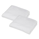American Baby Company 2 Piece Heavenly Soft Chenille Crib Sheet, White, 28 x 52 by American Baby Com