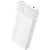 Anker Power Bank (20000mAh, 15W, 2-Port) 大容量 モバイルバッテリー USB-C入力対応 iPhone Android その他各種機器対応 (ホワイト)