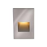 WAC Lighting 4021-AMSS Led 12V Ledme Vertical Step & Wall Light Ledme 12V Vertical Step & Wall Light
