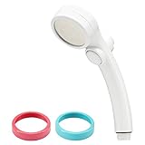ガオナ これカモ シャワーヘッド リング交換タイプ 節水 ストップ (シャワー穴0.3mm 極細 肌触り・浴び心地やわらか) GA-FC026