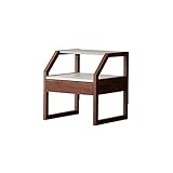 【takano_mokkou 高野木工ピトル サイドテーブル】引出付き ディスプレイテーブル キャビネット 五年保証 日本製 (ピトル ウォールナット)