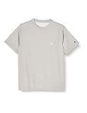 [チャンピオン] Tシャツ 半袖 ショートスリーブTシャツ 吸水速乾 UVカット 透け防止 ワンポイントロゴ ラバープリント クルーネック C8-TS310 メンズ オックスフォードグレー L