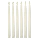 WYZworksちらつきLEDフレイムレスキャンドルセット LED-CANDLE-TAPER-11IN-6PK