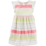 OSHKOSH(オシュコシュ) ストライプラッフルスリーブドレス ストライプ ワンピース 4歳【並行輸入】