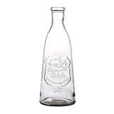 PL 一輪挿し ロゴ入り ガラスボトル クリア 22347