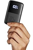 モバイルバッテリー 10000mAh (大容量 22.5W 急速充電 3台同時充電 PSE認証済) PD QC 4.0 内蔵スマホホルダー