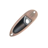 uxcell ギター 入力ジャックソケットプレート出力ローデッドジャック3/8インチ 銅製エレクトリックギター 交換部品