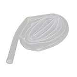 uxcell　シリコーンチューブ　エアーポンプ　ホースパイプ　真空　食品グレード　半透明　8mmx10mm 　1M長さ