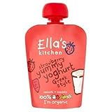 Ella's Kitchen Organic Greek Yoghurt & Strawberry?90g by Ella's Kitchen