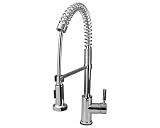 MR Direct 766-C Spring Spout Kitchen Faucet, Chrome [並行輸入品]