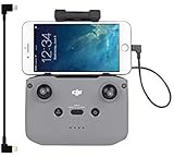 Kiowon 30cm ドローン用データケーブル Type-C マイクロ USB ケーブル DJI Mini 3 RC N1 Mini 3 PRO RC N1 Mavic 3 Air 2S Mini 2 Mavic Mini Mavic Air2リモート コントロール対応 データ転送 (TYPE-C→iOS Lightning)