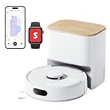【2025進化】 SwitchBot ロボット掃除機 K11+ 超小型 - 高精度マッピング 6000pa強力吸引 水拭き 使い捨て掃除シート30枚付き 禁止エリア 静音設計 遠隔操作 自動充電 落下防止 2.4GWi-Fi対応 Alexa Google Home IFTTT Siriに対応