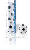 サッカーボールキャンドル3個入Ｔ