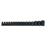 WILLIAMS 1/2" DR STD IMP SOCKET SET 6-PT 16 PCS (MS-4-16RC) 1/2"ドライブ ショートソケットセット 6角 16個 インパクト JHWMS-