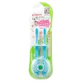 ピジョン 乳歯ブラシ レッスン段階4 (ブルー)2本入 1才6か月~ ブルー