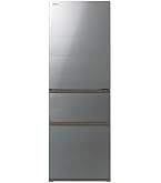Amazon | 東芝 冷蔵庫 幅60.0㎝ 356L GR-W36SV(ZH) 3ドア ガラスドア