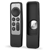elago R5 ロケーターケース 2022 Apple TV 4K Siriリモート第3世代 2021 Apple TV Siriリモート第2世代に対応 Apple AirTag対応 - すべての機能にフルアクセス [ブラック]