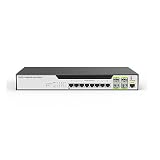 XikeStore L2マネージドネットワークスイッチ POE電源 100/1000/2500Mbps RJ45 8ポート 10Gbps SFP+ 120Gbps アップリンク ウェブ/CLI管理 | 7300-8GPY4XGS-P