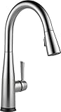 Delta Faucet 9113T-AR-DST Essa Single Handle Pull-Down Kitchen Faucet with Touch2O Technology and Ma