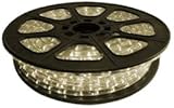 CBconcept 120VLR-65FT-WW Warm White 65-Feet 120-volt 2-Wire 1/2-Inch LED Rope Light, Christmas Light