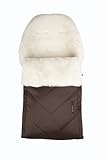 Kaiser Stroller Sheepskin Foot Muff Dublas White Sheepskin (Brown) by Kaiser