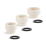 OFFO アダプター ABタイプ アダプターAB ホース側ネジサイズG1/2 取付簡単 ホワイト