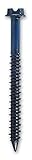 Simpson Strong Tie TTN25500H 1/4-Inch by 5-Inch Titen Concrete and Masonry Screw with 3/16-Inch Hex 