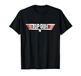 Top Gun クラシックシャインエフェクトロゴ Tシャツ