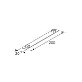 YKKAP メンテナンス部品 連結裏板 (HH2K-12100) [YS]シルバー