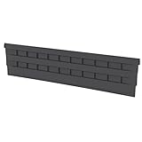 Akro-Mils 40838 Width Divider for 30838 ShelfMax 8 Plastic Nesting Shelf Bin Box, Black, 6-Pack [並行輸