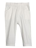 Plus Nao(プラスナオ) クロップドパンツ カプリパンツ ハーフパンツ パンツレギンス レギパン 子供服 女の子 女児 小学生 キッズ ボトムス ホワイト 140