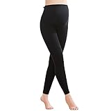 マタニティ パンツ レギンス スウェット アジャスター付き ロング丈 ストレッチ ジャージ ボトムス 妊婦 ウェア hibote