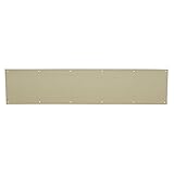 Schlage Lock Company SC8400PA3 6X34 H.B. Ives Kick Plate 6 x 34" Bright Brass Finish Aluminum For Us