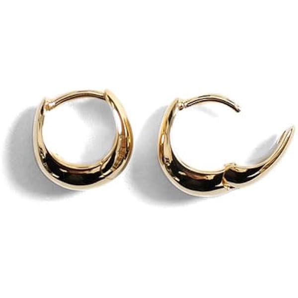 Amazon.co.jp: Tom Wood E39HLNA01S925-9K Earrings, Ice Hoop, Large