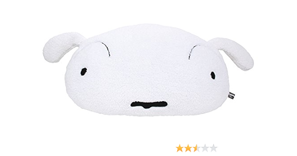 Amazon Co Jp ティーズ クレヨンしんちゃん フェイスクッション シロ Ks si ホーム キッチン