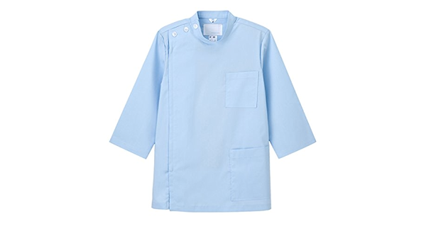 大幅値下 メール便ok 日本製 白衣 ストレッチドクターウェア 8分袖 サックス L Sp 695 ナガイレーベン 医療器と健康ショップ 元気爽快 のおすすめアイテム 期間限定特価 Www Dialoguecapital Com