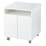 R・Fヤマカワ ノムル木製プリンタワゴン W600×D420×H700mm SHPD-6060 ホワイト