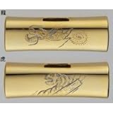 王将 木柄玄能・金鎚 彫刻金メッキ四角玄能(頭丈) 375g