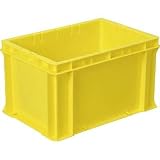 DICプラスチック:DIC F型コンテナF-21 外寸:W424×D291×H244.5 黄 F-21 Y 型式:F-21 Y