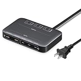 電源タップ USB延長コード PD充電器「3AC口+3USB-Cポート+2USB-Aポート」PD65W&QC3.0 急速充電 コンセント1.8m 合計1400W USB付き テーブルタップ USB充電器 卓上タップ AC アダプター