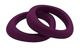 Jellystone Organic shaped teething bangle - Egg Plant by Jellystone Designs