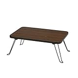 テーブル サイドテーブル 折りたたみ 幅45cm カラー：ブラウン