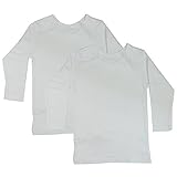 【あったかインナー】女児 2枚組スムース長袖『7620』100～160 　 (130)