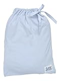 Under The Nile Organic Cotton Fitted Crib Sheet Blue by Under the Nile