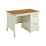 コクヨ(KOKUYO) 片袖机 事務用デスクSR型 W1000×D600×H700mm SD-SR106S3P 木目/F1