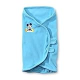 Disney Baby Blue Mickey Mouse Swaddler Blanket by Disney [並行輸入品]